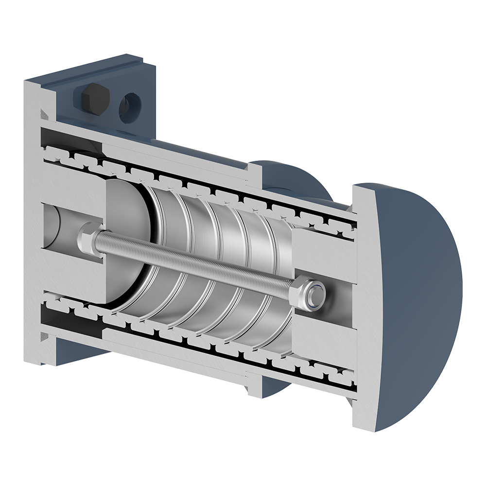 Image RINGFEDER® Buffer with Friction Springs