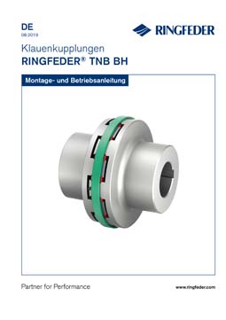 Betriebsanleitung Elastische Klauenkupplungen RINGFEDER® TNB BH