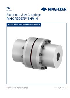 Instruction Manual Elastomer Jaw Couplings RINGFEDER® TNM H