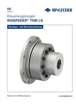 Betriebsanleitung Elastische Klauenkupplungen RINGFEDER® TNM LG