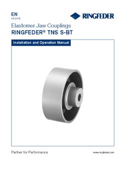 Instruction Manual Elastomer Jaw Couplings RINGFEDER® TNS S-BT