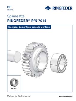 Betriebsanleitung Spannsätze RINGFEDER® RfN 7014