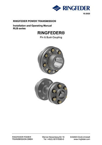 Instruction Manual Pin & Bush Couplings RINGFEDER® RLB