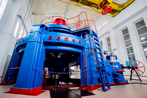 Runner and Generator Shaft in Francis Turbines Connected with Quality Locking Assemblies for Optimum Torque | RINGFEDER®