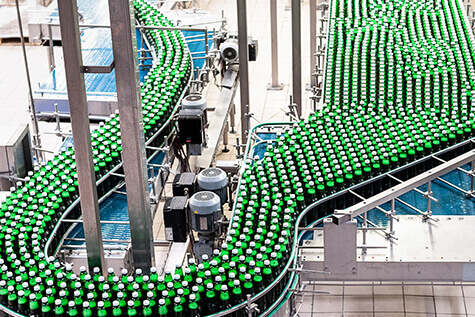 Stainless Steel Locking Assemblies for the Highest Demands in High-Performance Bottling Plants for Beverage Production | RINGFEDER®