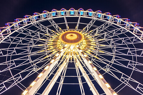 High-Performance Friction Springs for Optimum Concentricity in Ferris Wheels | RINGFEDER®