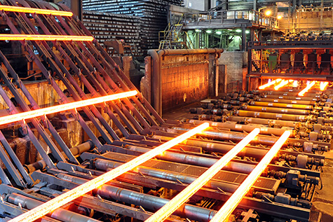 Friction Springs as Ideal Pre-Dampers for Rolling Mills in Steel Production | RINGFEDER®
